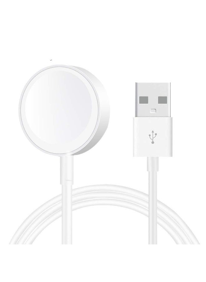 شاحن لاسلكي مغناطيسي للساعات الذكية متوافق مع جميع الأجهزة